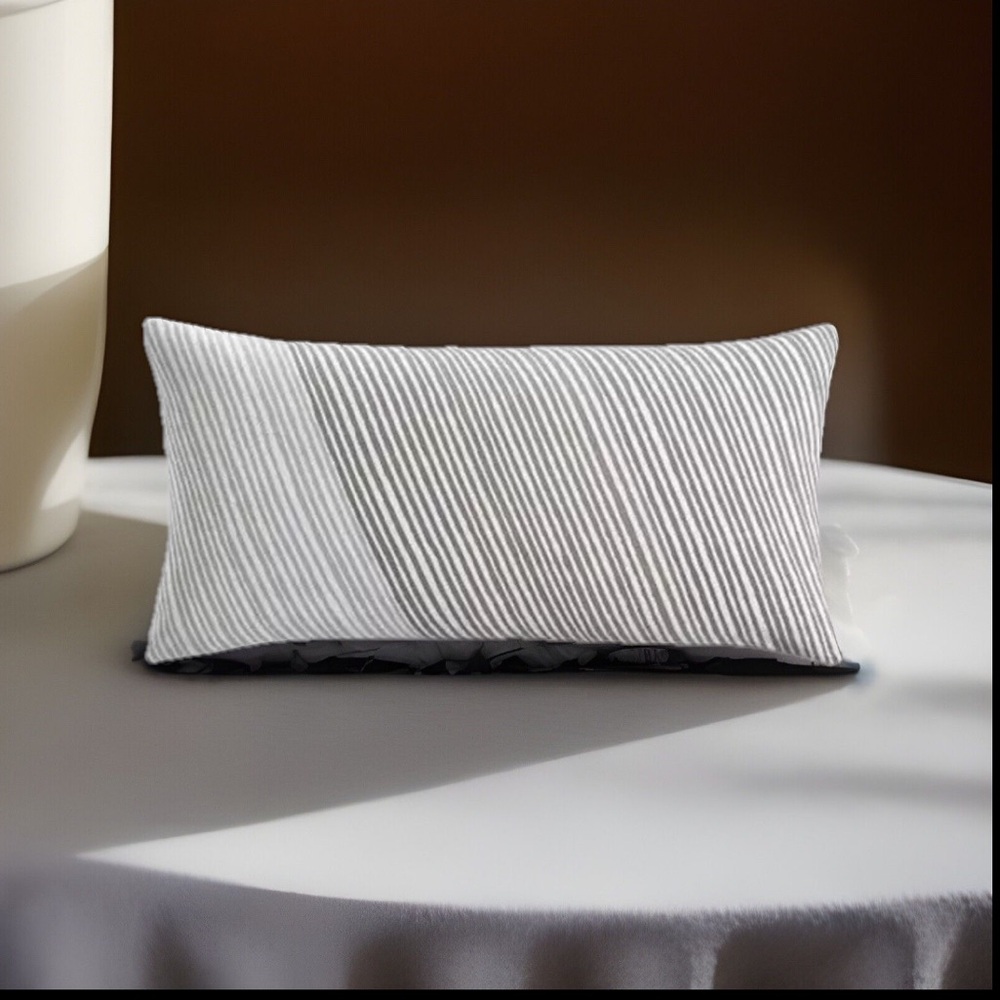 Charter Club Diagonal Stripe Decorative Pillow, 12" x 24", Exclusively at Macy’s